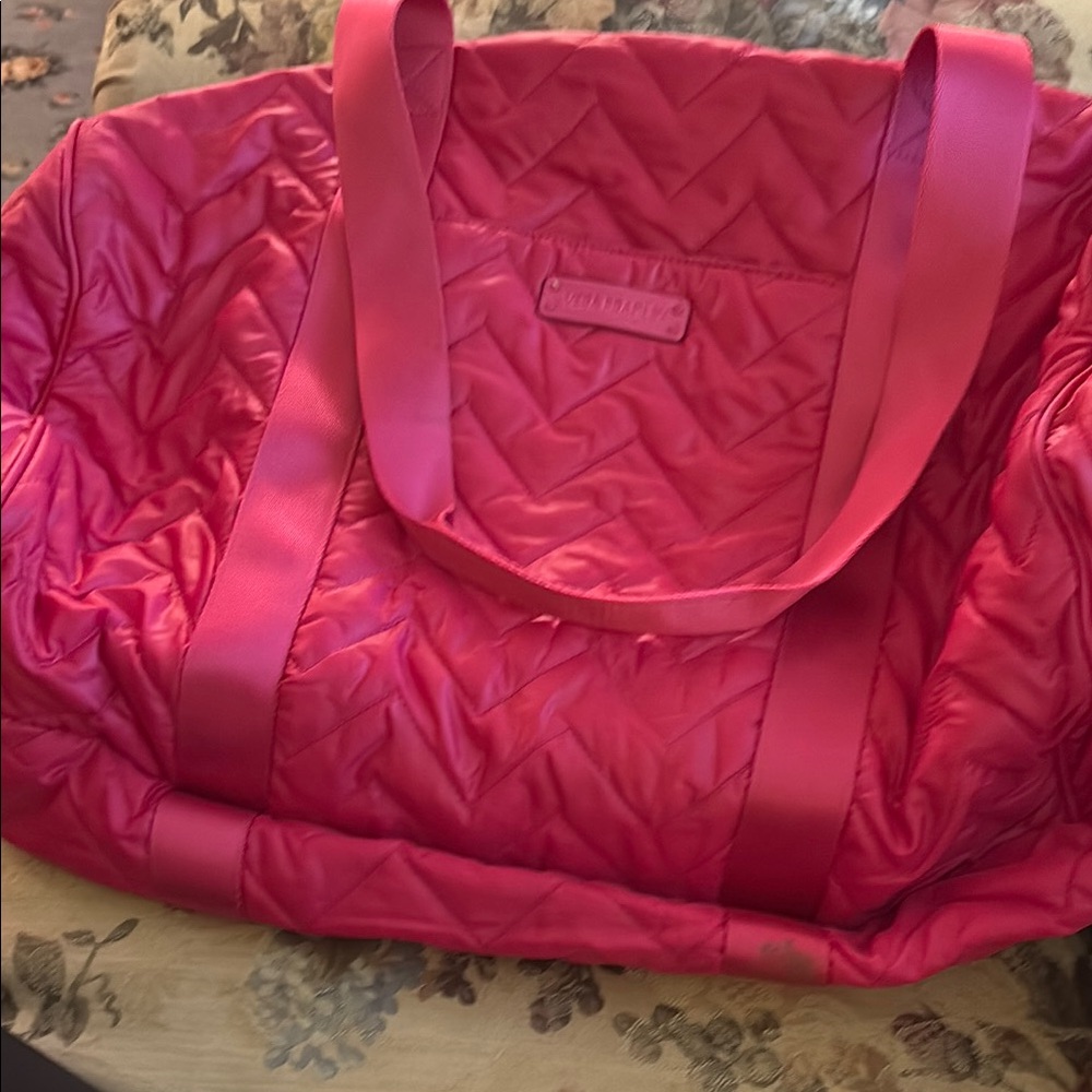 Vera Bradley Pink Quilted Tote Bag